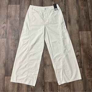 DKNY Jeans Cotton Cargo Lightweight Pants Women’s Size 12 Khaki